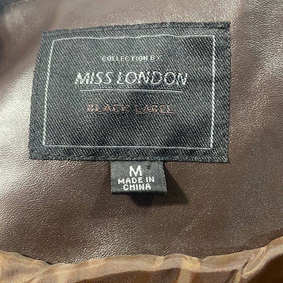 Miss London, Retro Faux Fur Vest, Size Medium, brown, Vintage look - Picture 6 of 11